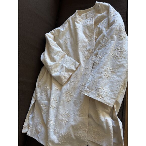 Porter des boutons Embroidered Coat (2025 Autumn & Winter Collection) one size - Picture 3 of 14